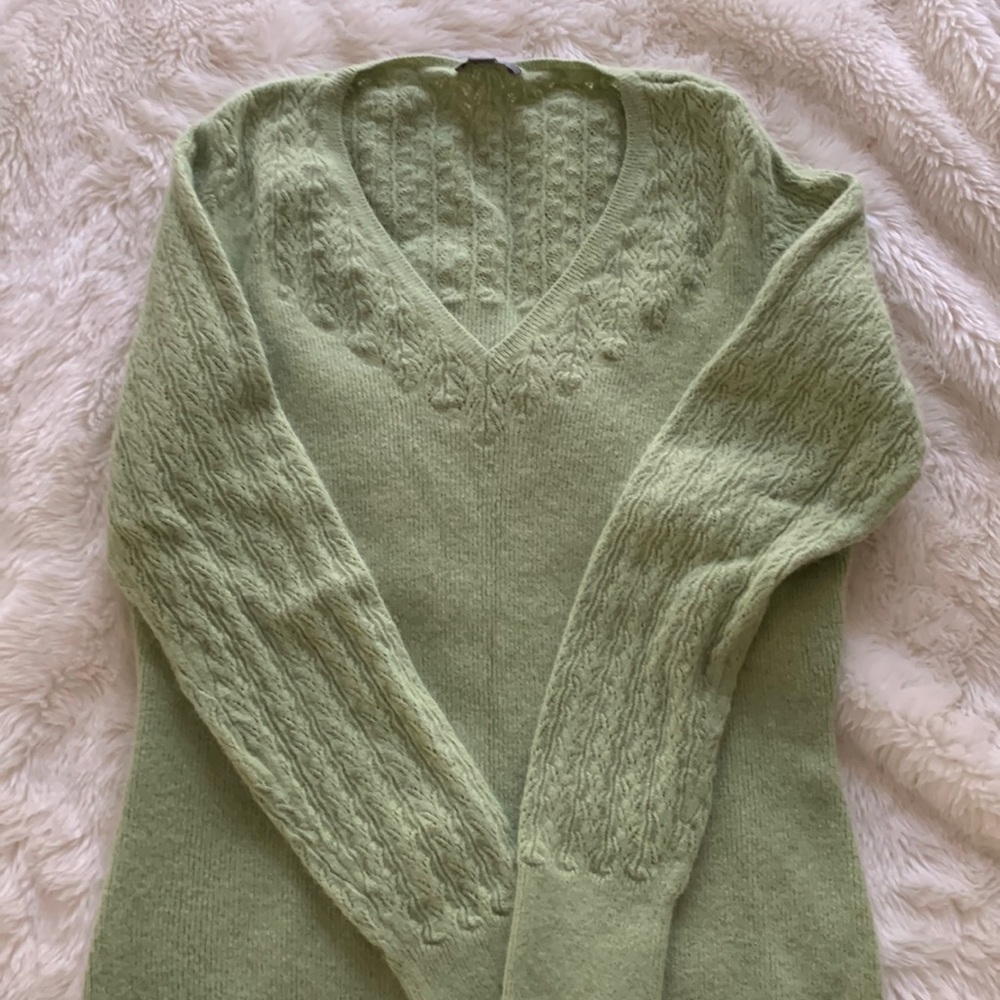Green Ann Taylor sweater